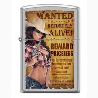 Зажигалка Zippo 206 Wanted Country Girl 2