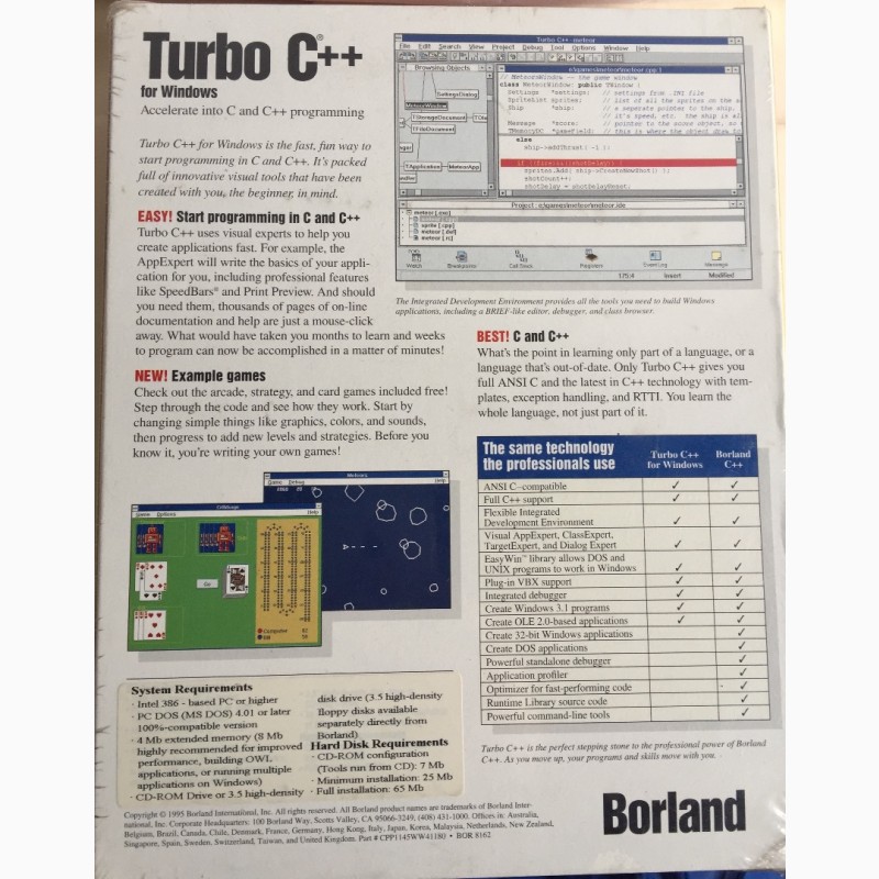 Фото 6. Программное Обеспечение Лицензия Borland TURBO C ++ -Delphi - 7 studio