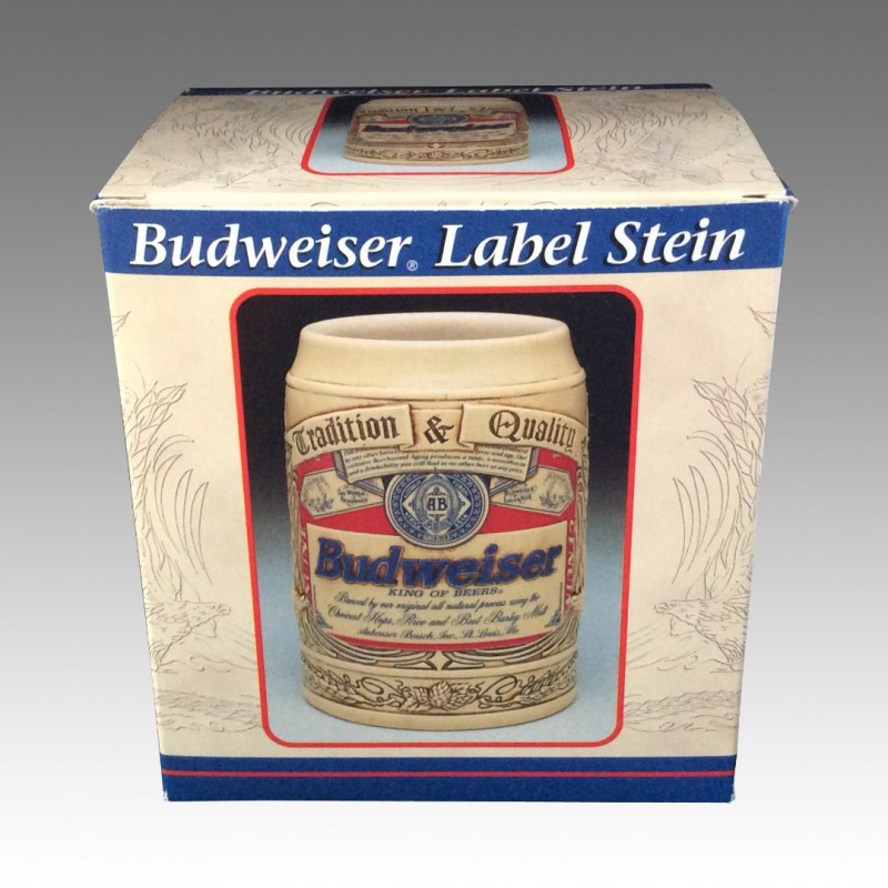 Фото 3. Кружка пивная керамическая Budweiser Label Stein