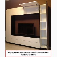 Стенка белая iMeb Мебель Неман в hi-tech в стиле iPad