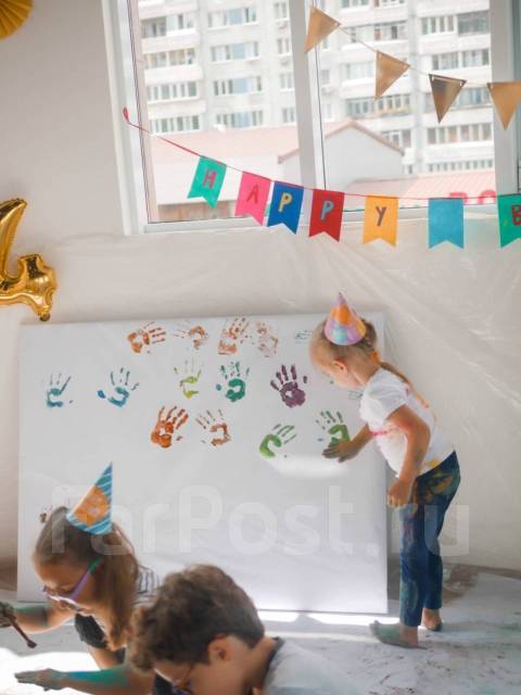 Фото 19. Организация детского Дня Рождения - свободное рисование