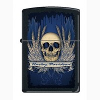 Зажигалка Zippo Harley-Davidson Skull Pocket