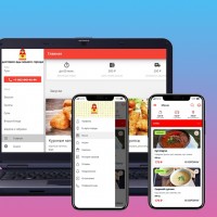 Сайт и приложение для доставки еды