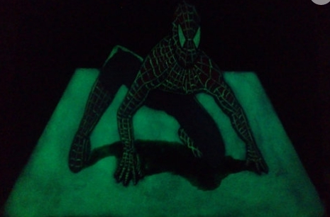 Фото 7. Картины выполненные каменной крошкой светящиеся в темноте в технике 3Д