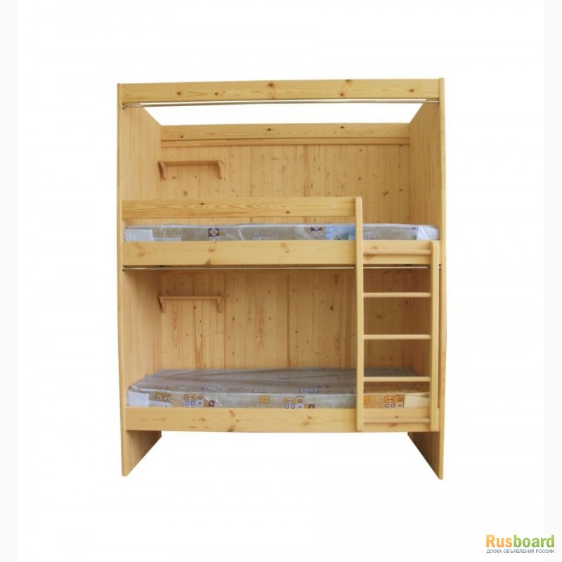 Фото 3. Кровати одно, двух, трехъярусные; комоды, шкафы, кухни из дерева. Диваны