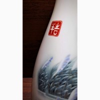 Китайская фарфоровая ваза Белые Журавли