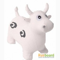 Корова-прыгунок белая пятнистая KID-HOP (Кид-Хоп)