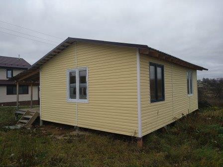 Новый теплый каркасный дом в экологически чистом райцентре Калужской области