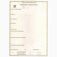 Таможенный сертификат соответствия