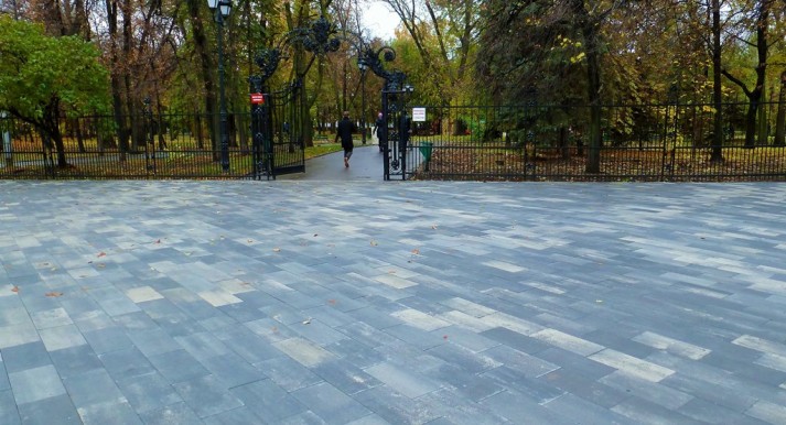 Фото 6. Тротуарная плитка с гранитной крошкой - «Каменный век»