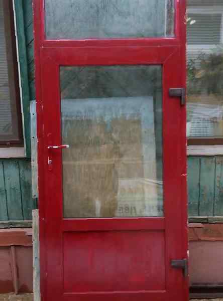 Фото 3. Входные металлопластиковые двери для павильонов б/у