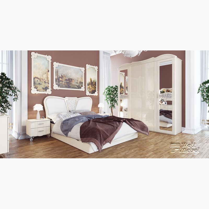 Фото 2. Спальня софия от мебель неман