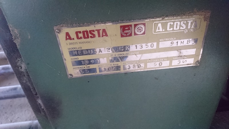 Продаю калибровально-шлифовальный станок Costa Medusa 2C CK 1350