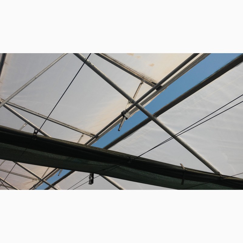 Фото 2. Опора привода крышного проветривания теплиц