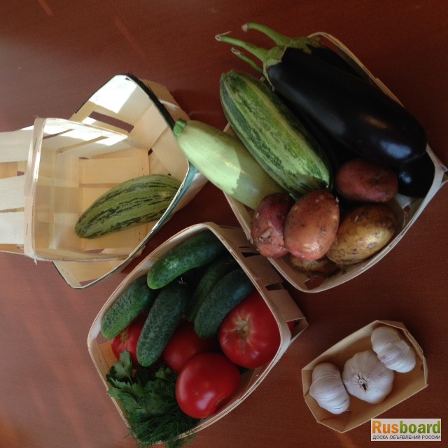 Фото 2. Упаковка для овощей и фруктов натуральная