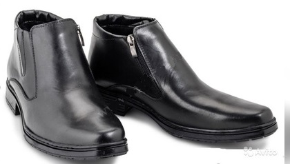 Зимние ботинки мужские с мехом арт. 0081, с 39 по 45 размер