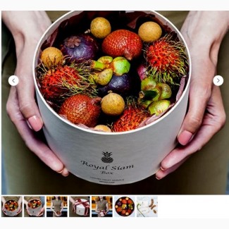 Экзотические фрукты в элегантной коробке – необычный подарок по поводу и без