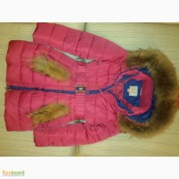 Пальто зимнее для девочек RM-Kids красное (рост 146)