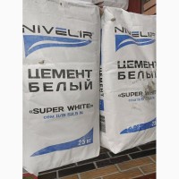 Белый цемент 25 кг. Nivelir (Есть в наличии)