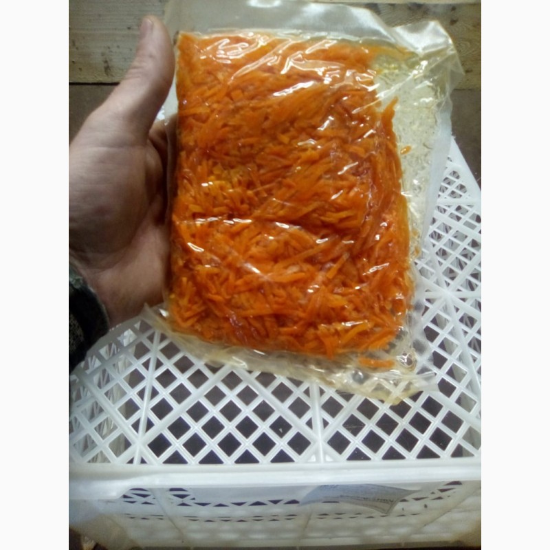 Фото 16. Овощи очищенные в вакуумной упаковке (картофель, лук, морковь, чеснок, свекла)