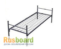 Кровати металлические двухъярусные для пансионатов, металлические кровати для гостиниц