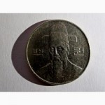 Продам монету 100 вон 1997год перевертыш