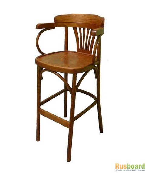 Фото 4. Барные деревянные стулья