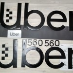 Магнитные наклейки Uber Яндекс такси Сити Мобил