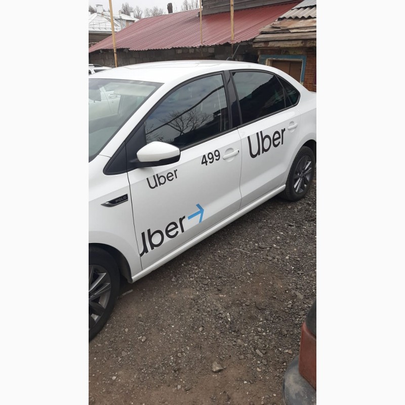 Фото 4. Магнитные наклейки Uber Яндекс такси Сити Мобил