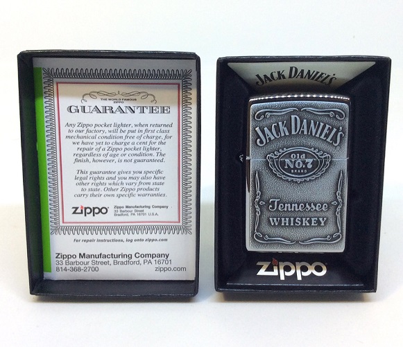 Фото 2. Зажигалка Zippo 250JD 427 Jack Daniels Pewter Emblem