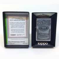 Зажигалка Zippo 250JD 427 Jack Daniels Pewter Emblem