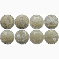 Испанские серебряные монеты - 30 евро