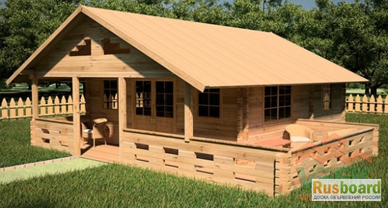 Фото 10. Строим деревянные дачный домики эконом класса