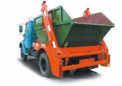 Вывоз строительного мусора контейнерами 8м3, 20м3, 27м3