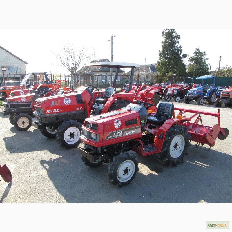 Фото 2. Мини-тракторы из Японии
