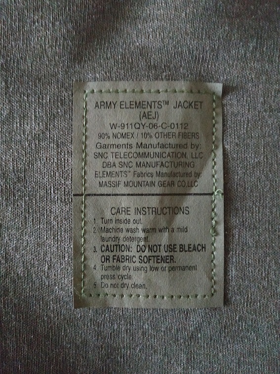 Фото 7. Куртка Massif Nomex US Army Elements (AEJ)
