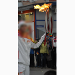 Олимпийский факел 2014 года в чехле