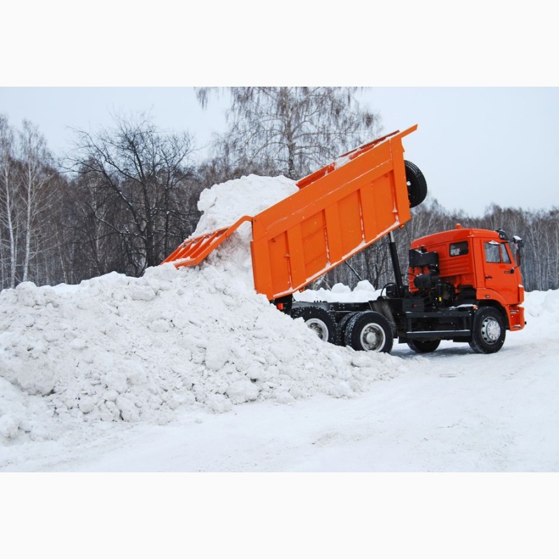 Фото 4. Уборка и вывоз снега с утилизацией в СПБ и ЛО