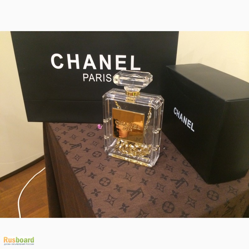 Фото 4. Chanel bottle клатч прозрачный rihanna edition