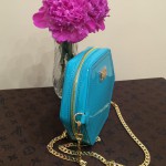 Клубный клатч цвета морской волны Dolce Gabbana (DG)