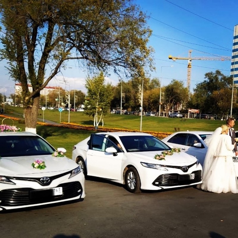 Фото 7. Полное украшение машин на свадьбу в подарок молодоженам