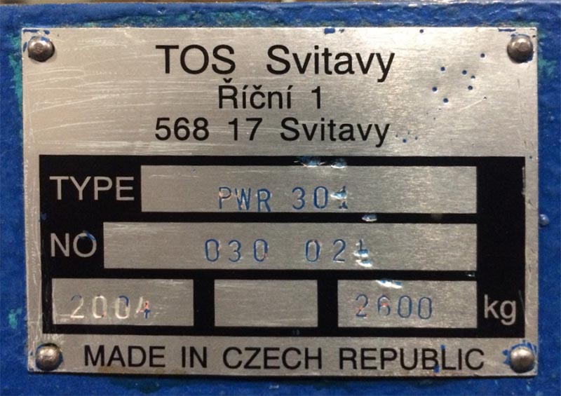 Фото 3. Дисковый многопильный станок TOS Svitavy PWR-301 подача гусеницей Чехия 2004 год
