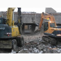 Демонтаж строений, слом зданий, утилизация и вывоз строительного мусора