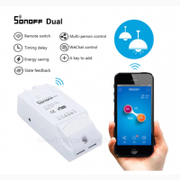 Smart Switch Sonoff Dual 2CH W-Fi, 3500W/16A