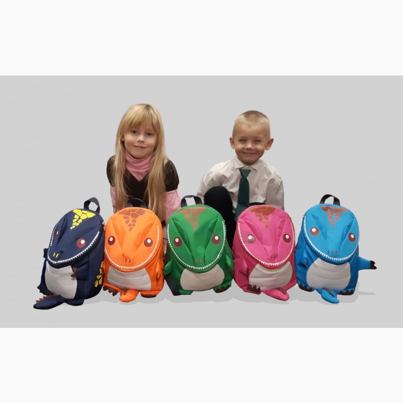 Фото 2. Детский дошкольный рюкзак Динозавр для детей Malyshock