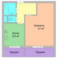 Успейте приобрести отличную 1-комнатную квартиру