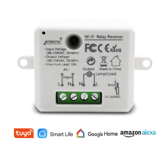 Smart Switch Tuya 1CH W-Fi, 400W/10A