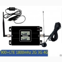 Автомобильный Усилитель сигнала сотовой связи 900 MHZ + 1800 MHZ + 2, 3, 4 G 