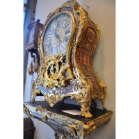 Антикварные настенные часы. Стиль Буль, Франция. 19 век