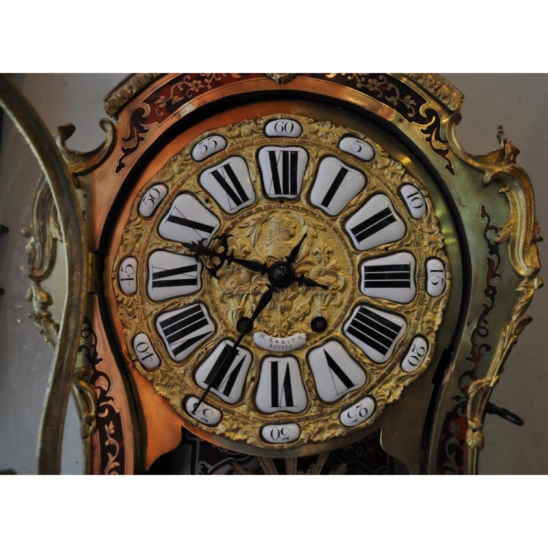 Фото 3. Антикварные настенные часы. Стиль Буль, Франция. 19 век